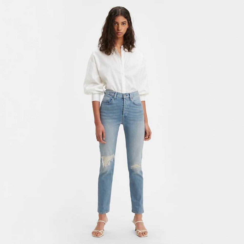 Levi's Women's 501 Original Fit Jeans, Indigo - Picture 3 of 5